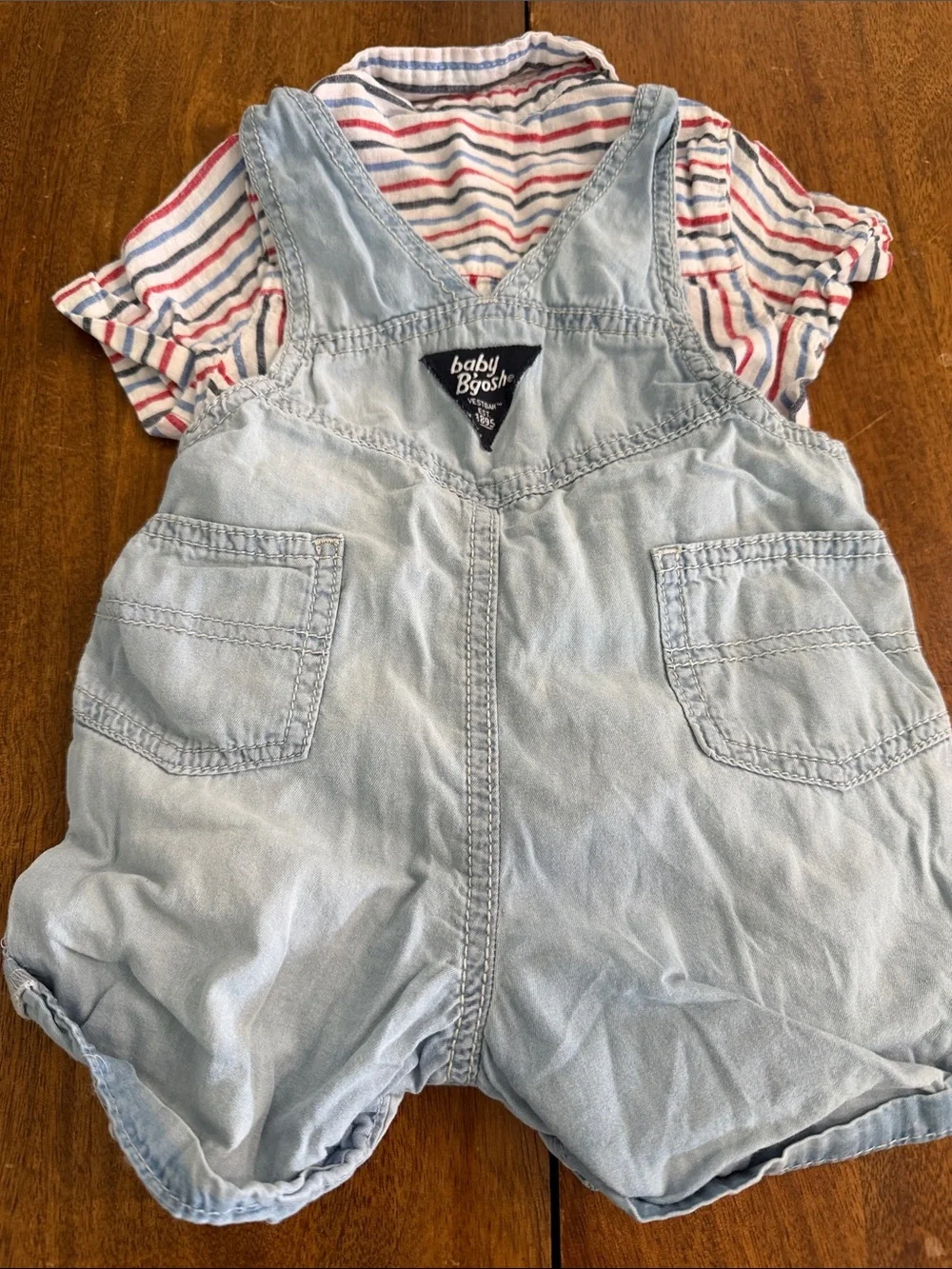 Set of 2 OshKosh B'gosh Overalls 6 months